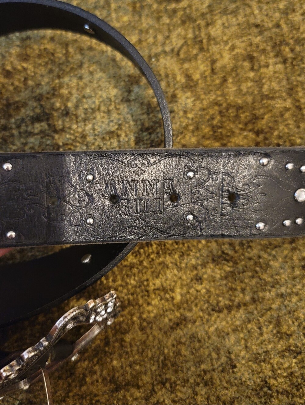 Anna Sui Rhinestone Belt - Picture 2 of 3